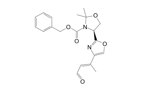 (S)-2',2'-Dimethyl-4-((E)-1-methyl-3-oxo-propenyl)-4',5'-dihydro-[2,4']bioxazolyl-3'-carboxylic acid benzyl ester