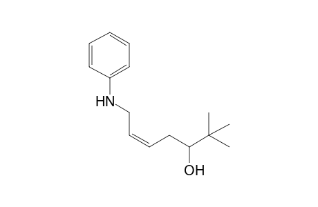 (Z)-7-Anilino-2,2-dimethyl-5-hepten-3-ol