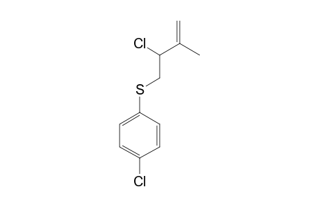 1-Chloro-4-[(2-chloro-3-methyl-3-butenyl)-thio]-benzol