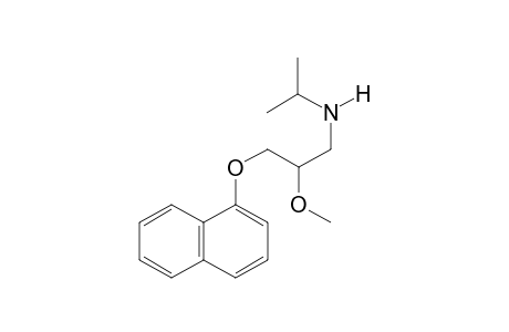 2-Methoxy-3-(1-naphthalenyloxy)-N-propan-2-yl-1-propanamine