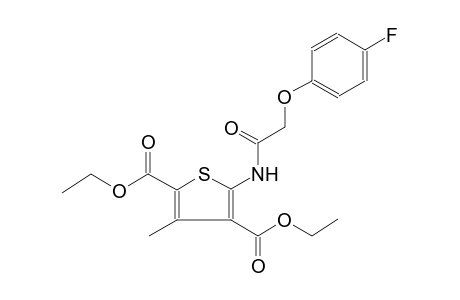 2,4-thiophenedicarboxylic acid, 5-[[(4-fluorophenoxy)acetyl]amino]-3-methyl-, diethyl ester