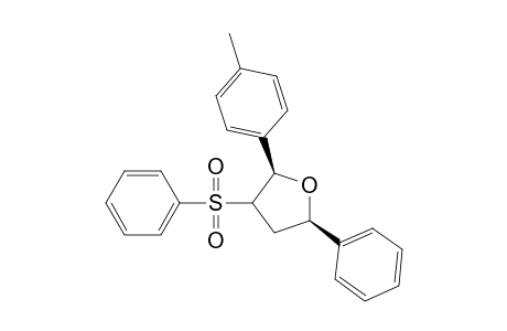 2,5-cis-2-(4-methylphenyl)-5-phenyl-3-phenylsulfonyl tetrahydrofuran
