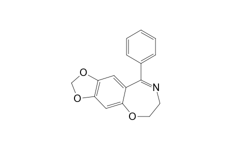 1,3-Dioxolo[4,5-h][1,4]benzoxazepine, 6,7-dihydro-9-phenyl-
