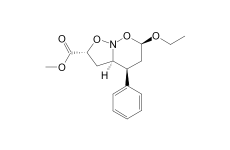 (2R,3aR,4S,6R)-6-ethoxy-4-phenyl-2,3,3a,4,5,6-hexahydroisoxazolo[2,3-b]oxazine-2-carboxylic acid methyl ester