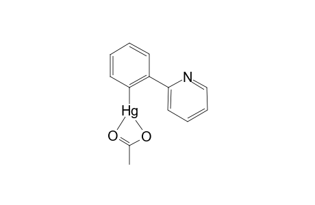 Acetato[2-(2-pyridin-2'-yl)phenyl]mercury(II)
