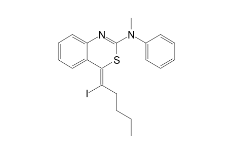(4E)-4-(1-Iodopentylidene)-2-(N-methyl-N-phenylamino)-4H-benzo[d][1,3]thiazine