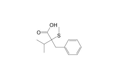 Benzenepropanoic acid, .alpha.-(1-methylethyl)-.alpha.-(methylthio)-