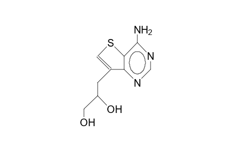 4-Amino-7-(<S>-2,3-dihydroxy-propyl)-thieno(3,2-D)pyrimidine