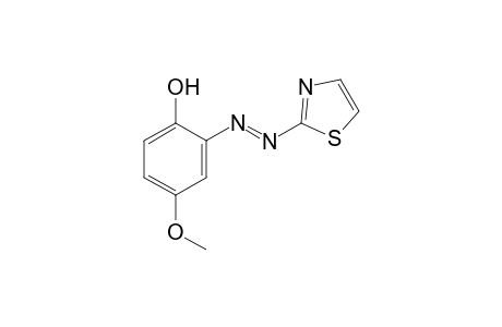 4-methoxy-2-[(2-thiazolyl)azo]phenol