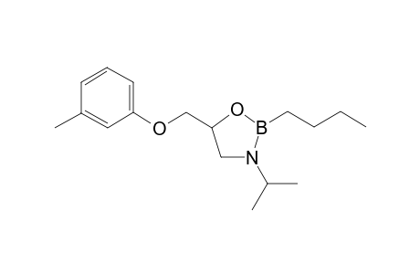 2-butyl-3-isopropyl-5-(m-tolyloxymethyl)-1,3,2-oxazaborolidine