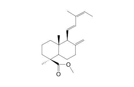 Methyl labda-8(17),11E,13Z-trien-19-oate
