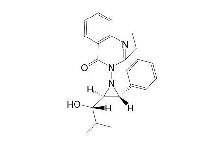 2-Ethyl-3-[(2S,3R)-2-(1-hydroxy-2-methyl-propyl)-3-phenyl-aziridin-1-yl]-3H-quinazolin-4-one