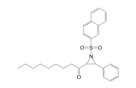 N-(2-Naphthalenesulfonyl)-2-(1-oxononyl)-3-phenylaziridine