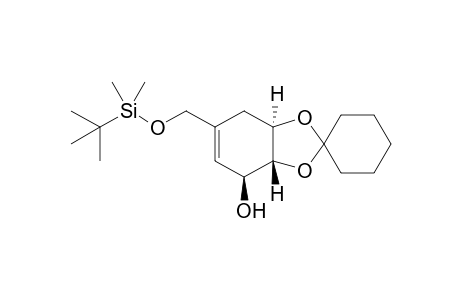 (1R,2R,3S)-5-tert-Butyldimethylsilyloxymethyl-1,2-O-cyclohexylidene-4-cyclohexen-1,2,3-triol