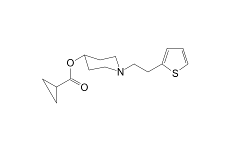 1-[2-(Thiophen-2-yl)ethyl]piperidin-4-yl-cyclopropanecarboxylate