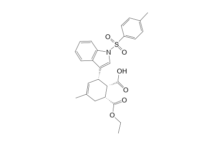 4-Cyclohexene-1,2-dicarboxylic acid, 5-methyl-3-[1-[(4-methylphenyl)sulfonyl]-1H-indol-3-yl]-, 1-ethyl ester, (1.alpha.,2.alpha.,3.alpha.)-(.+-.)-