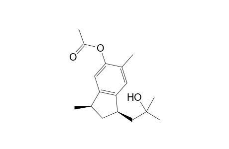 cis-1-(5-Acetoxy-3,6-dimethyl-1-indanyl)-2-methyl-2-propanol