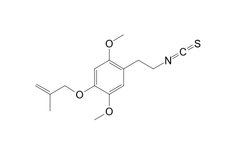 2,5-Dimethoxy-4-(2-methyl-2-propenoxy)phenethylamine-A (CS2)