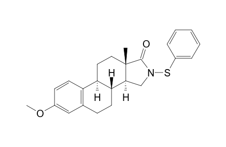 3-Methoxy-N-(phenylthio)-16-aza-1,3,5,(10)-estratrien-17-one