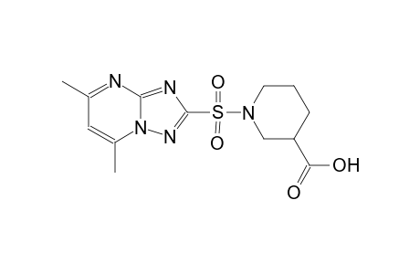 3-piperidinecarboxylic acid, 1-[(5,7-dimethyl[1,2,4]triazolo[1,5-a]pyrimidin-2-yl)sulfonyl]-