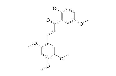 (E)-1-(2-HYDROXY-5-METHOXYPHENYL)-3-(2,4,5-TRIMETHOXYPHENYL)-PROP-2-EN-1-ONE