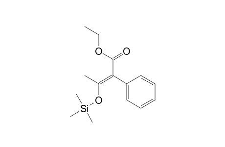 Benzeneacetic acid, .alpha.-[1-[(trimethylsilyl)oxy]ethylidene]-, ethyl ester, (E)-