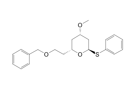 (2R,4S,6R)-2-(2-benzoxyethyl)-4-methoxy-6-(phenylthio)tetrahydropyran