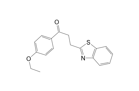 1-Propanone, 3-(1,3-benzothiazol-2-yl)-1-(4-ethoxyphenyl)-
