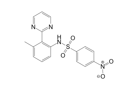 N-{3-Methyl-2-(pyrimidin-2-yl)phenyl}-4-nitrobenzenesulfonamide