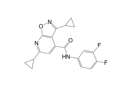 isoxazolo[5,4-b]pyridine-4-carboxamide, 3,6-dicyclopropyl-N-(3,4-difluorophenyl)-
