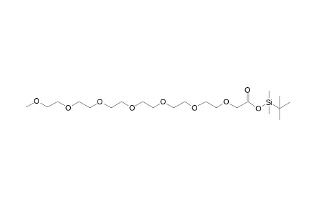 3,6,9,12,15,18,21-Heptaoxadocosanoic acid, tbdms derivative