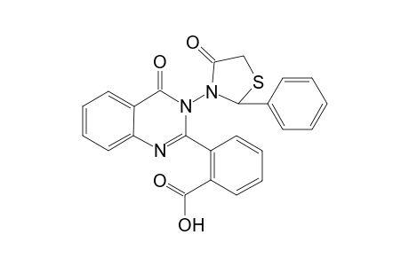 2-{[4'-Oxo-3'-(4"-oxo-2"-phenylthiazolidin-2'-yl]-3',4'-dihydroquinazolin-2'-yl}-benzoic Acid
