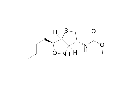 [3S-(3.beta.,3a.alpha.,6.alpha.,6a.alpha.)]-3-butylhexahydrothieno-[3,2-c]isoxazol-6-yl carbamic acid methyl ester