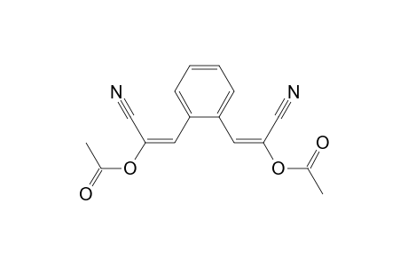 (E,E)-1,2-Bis(2-acetoxy-2-cyanoethenyl)benzene