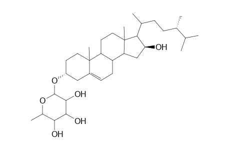 (24S)-24-Methylcholes-5-ene-3.beta.,16.beta.-diol-3-O-,alpha.,,L-fucopyranoside