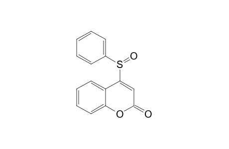 4-(benzenesulfinyl)-1-benzopyran-2-one