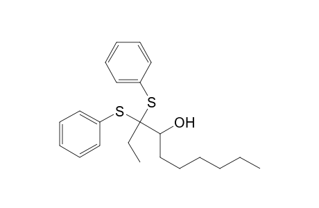 4-Decanol, 3,3-bis(phenylthio)-