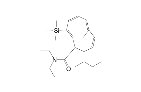Bicyclo[4.4.1]undeca-4,6,8,10-tetraene-2-carboxamide, N,N-diethyl-3-(2-methylpropyl)-10-(trimethylsilyl)-, stereoisomer