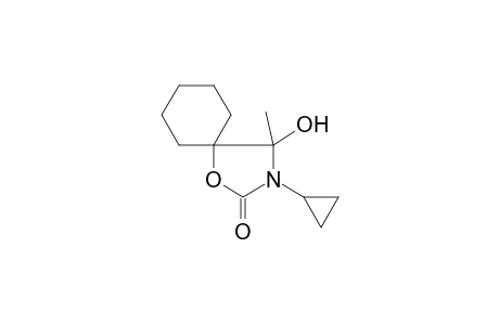 1-Oxa-3-azaspiro[4.5]decan-2-one, 3-cyclopropyl-4-hydroxy-4-methyl-