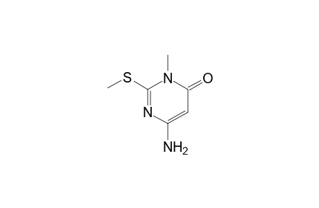 6-Amino-3-methyl-2-(methylsulfanyl)-4(3H)-pyrimidinone