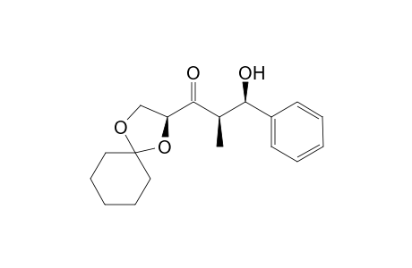 (2R,3R)-1-[(3S)-1,4-dioxaspiro[4.5]decan-3-yl]-2-methyl-3-oxidanyl-3-phenyl-propan-1-one