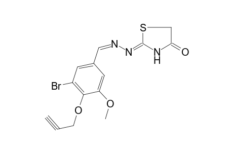 2-[(3-bromo-5-methoxy-4-prop-2-ynyloxy-benzylidene)-hydrazono]-thiazolidin-4-one