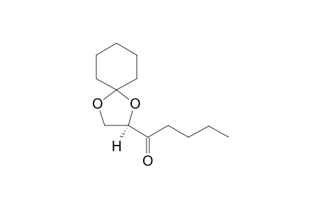 1-[(2R)-1,4-Dioxa[4.5]dec-2-yl]pentanone