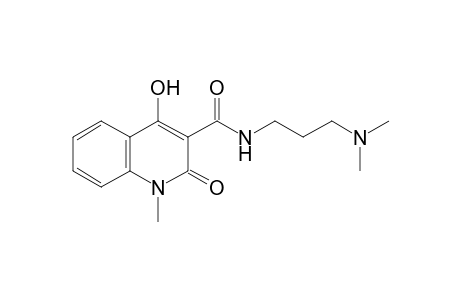4-Hydroxy-1-methyl-2-oxo-1,2-dihydro-quinoline-3-carboxylic acid (3-dimethylamino-propyl)-amide