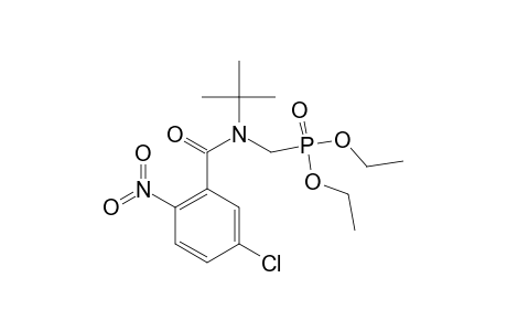 DIETHYL-[(N-TERT.-BUTYL-5-CHLORO-2-NITROBENZAMIDO)-METHYL]-PHOSPHONATE
