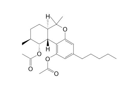 6H-Dibenzo[b,d]pyran-1,10-diol, 6a,7,8,9,10,10a-hexahydro-6,6,9-trimethyl-3-pentyl-, diacetate, [6aR-(6a.alpha.,9.beta.,10a,10a.beta.)]-