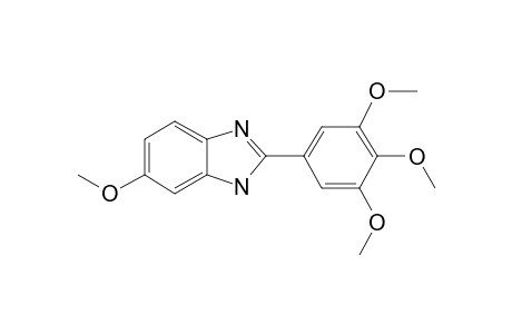 5-Methoxy-2-(3,4,5-trimethoxyphenyl)-3H-1,3-benzodiazole