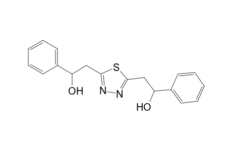 2-[5-(2-hydroxy-2-phenyl-ethyl)-1,3,4-thiadiazol-2-yl]-1-phenyl-ethanol