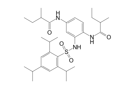 Butanamide, N,N'-[2-[[[2,4,6-tris(1-methylethyl)phenyl]sulfonyl]amino]-1,4-phenylene]bis[2-methyl-