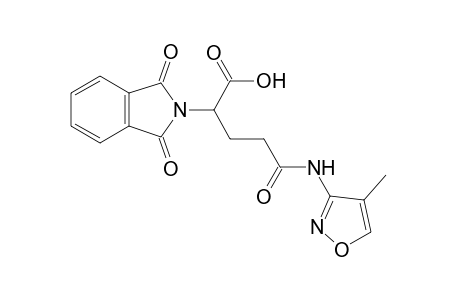 1,3-dioxo-alpha-{2-[(4-methyl-3-isoxazolyol)carbamoyl]ethyl}-2-isoindolineacetic acid